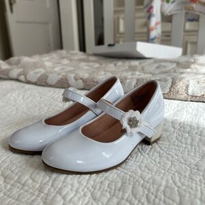 White Mary Jane Girl’s Shoes